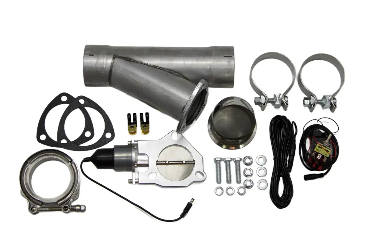 Granatelli Motor Sports Electronic Exhaust Cutout Kit 303525 - Mild Steel Slip-Fit - 2.50"
