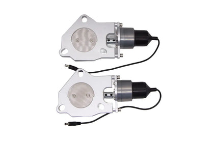 Granatelli Motor Sports Dual Electronic Exhaust Cutout Kit 303522D - Mild Steel Slip-Fit - 2.25" inches