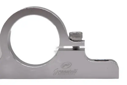 Granatelli Motor Sports 1.50" (38mm) Aluminum Fuel Filter Mounting Brackets Clear Anodize