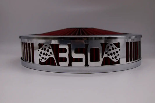 Blingz Beauty Bandz Red and Chrome Air Filter Assembly , 350