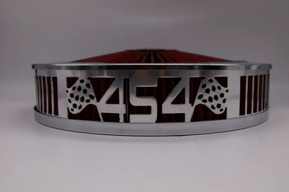 Blingz Beauty Bandz Red and Chrome Air Filter Assembly , 454