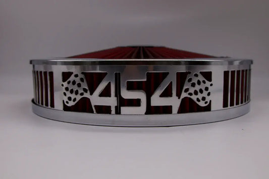 Blingz Beauty Bandz Red and Chrome Air Filter Assembly , 454