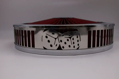 Blingz Beauty Bandz Red and Chrome Air Filter Assembly , Craps