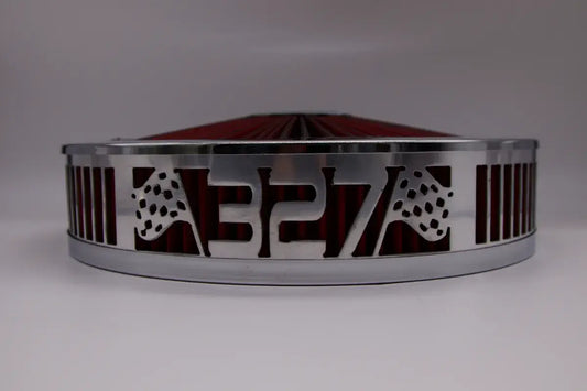 Blingz Beauty Bandz Red and Chrome Air Filter Assembly , 327