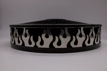 Blingz Beauty Bandz Black Air Filter Assembly , Flames