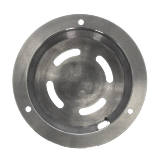 Machined high-quality billet aluminum polished mirror finish fan cover