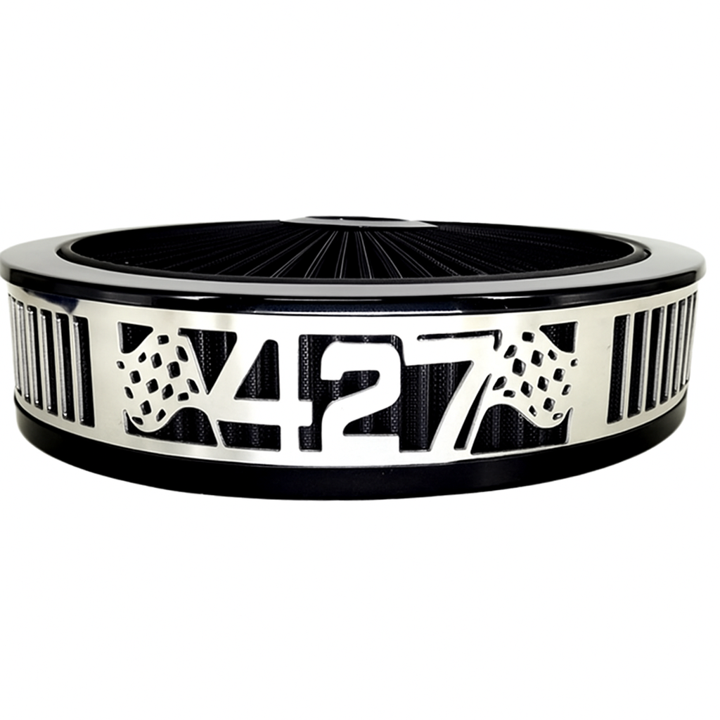 Blingz Beauty Bandz Red and Chrome Air Filter Assembly , 427