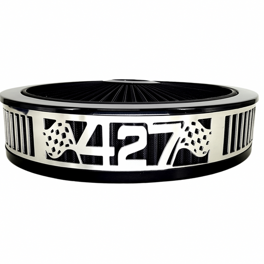 Blingz Beauty Bandz Red and Chrome Air Filter Assembly , 427