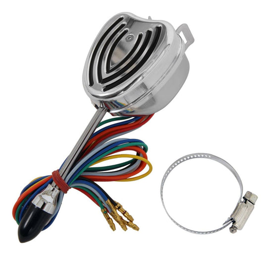 Turn Signal Switch, W/ Billet Cover "HIP HUGGER", Polished SYSTEM