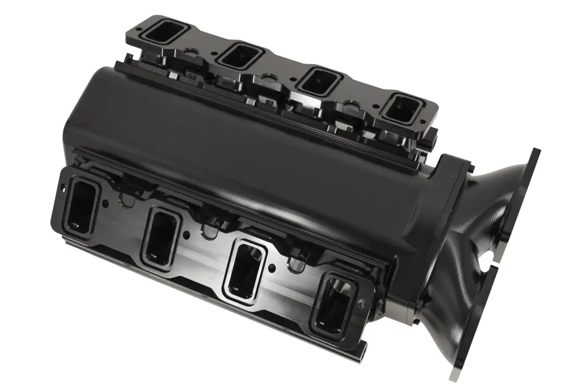 Granatelli Motor Sports MEGAZILLA Black Billet LS Manifold – Twin 103mm Inlets