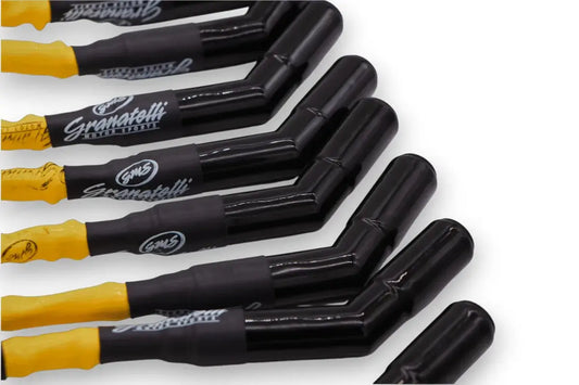 12 inch Yellow "0 ohm" High Performance Spark Plug Wires With Ceramic Boots 28-1629-CBY