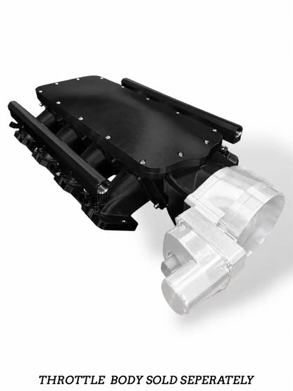Granatelli ZILLA 105mm black billet LS intake manifold 980105