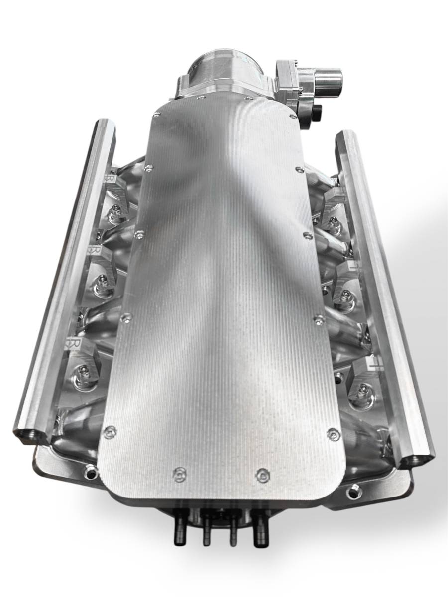 Granatelli Motor Sports ZILLA Silver Billet LS Manifold – 105MM Inlet