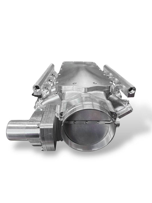 Granatelli Motor Sports ZILLA Silver Billet LS Manifold – 105MM Inlet