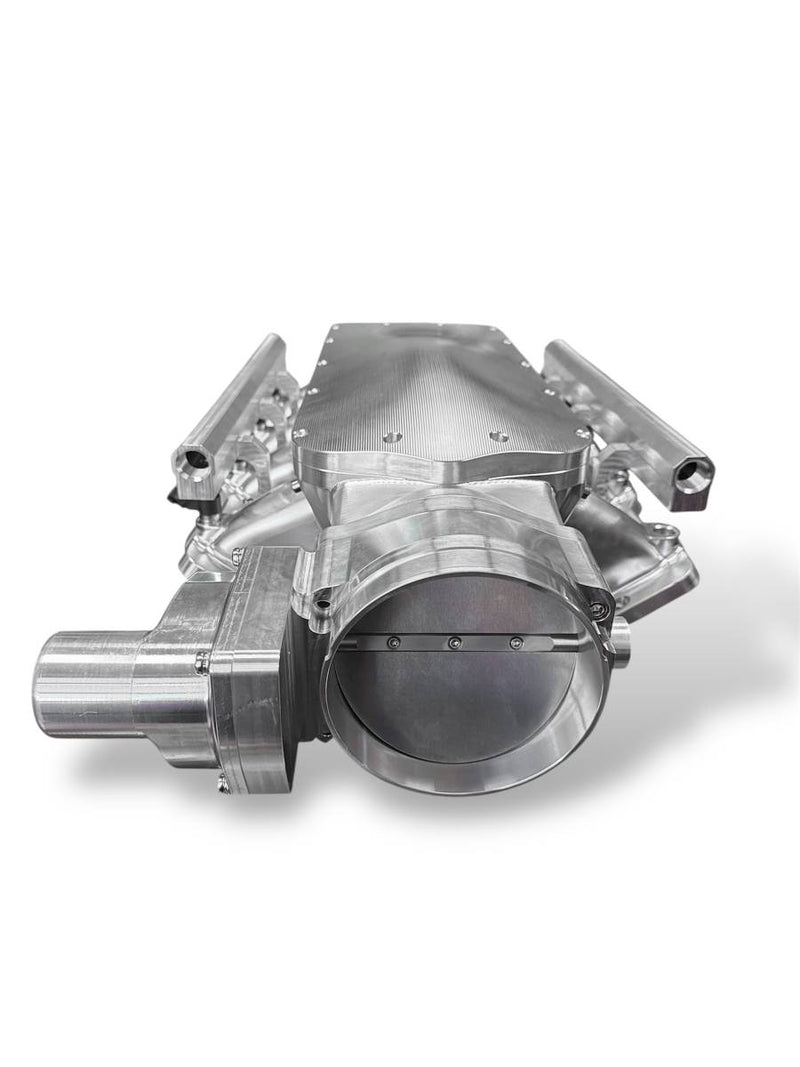 Granatelli Motor Sports ZILLA Silver Billet LS Manifold – 105MM Inlet