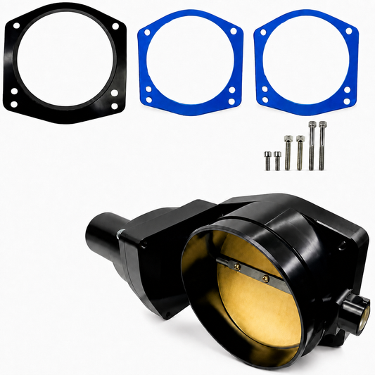 Granatelli 112mm Black LS/LSX Throttle Body GMTBLS112B