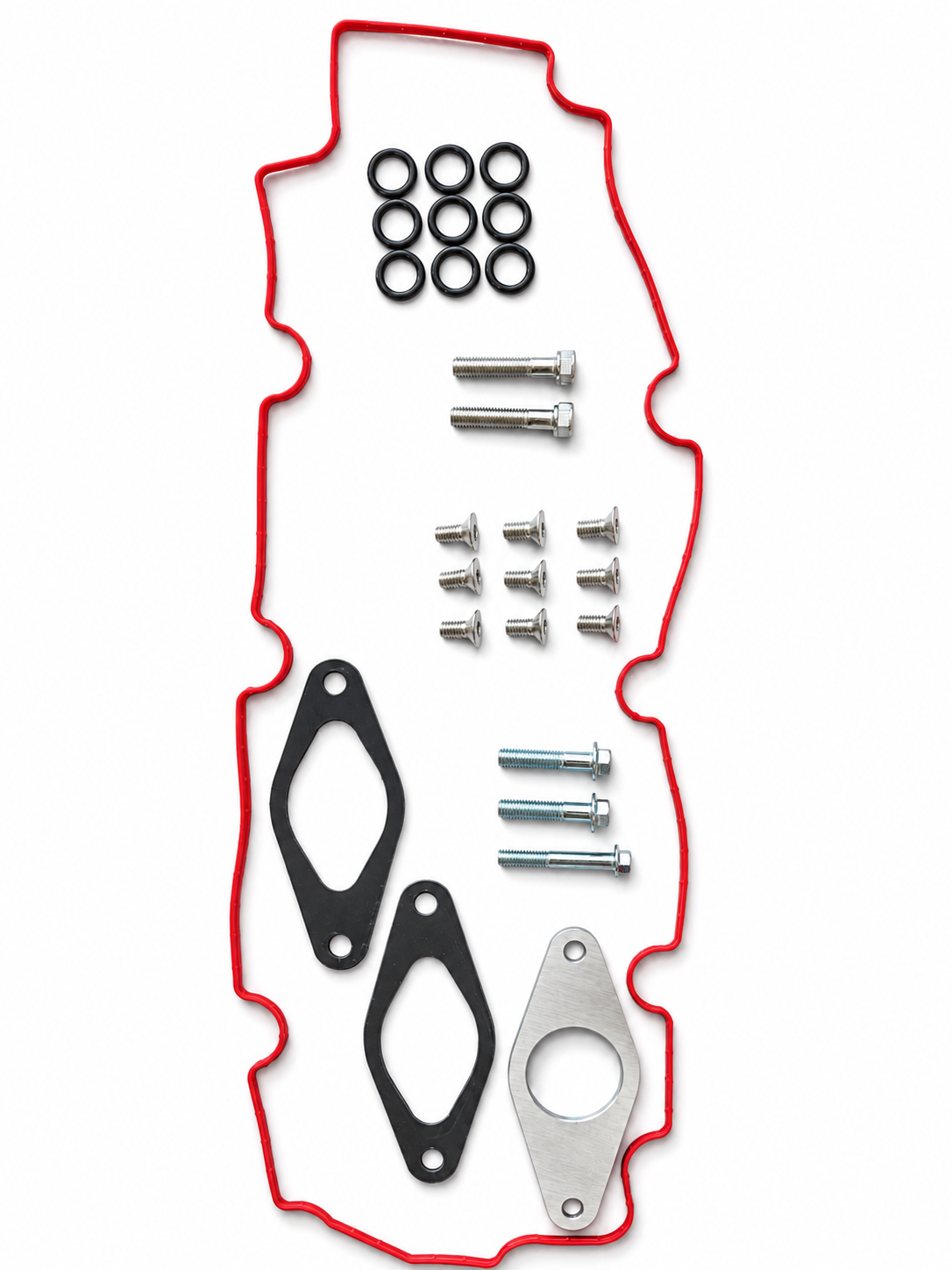 Granatelli Gen V LT Billet Valley Pan Cover for LT1, L83, L86 & L8B Engines with O-Ring Set & Adapter – No D.O.D – 595004
