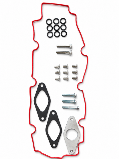 Granatelli Gen V LT Billet Valley Pan Cover for LT1, L83, L86 & L8B Engines with O-Ring Set & Adapter – No D.O.D – 595004