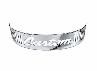 Granatelli Blingz Beauty Bandz Custom Design 14" x 3" Polished Aluminum Air Cleaner Grill – 750000C