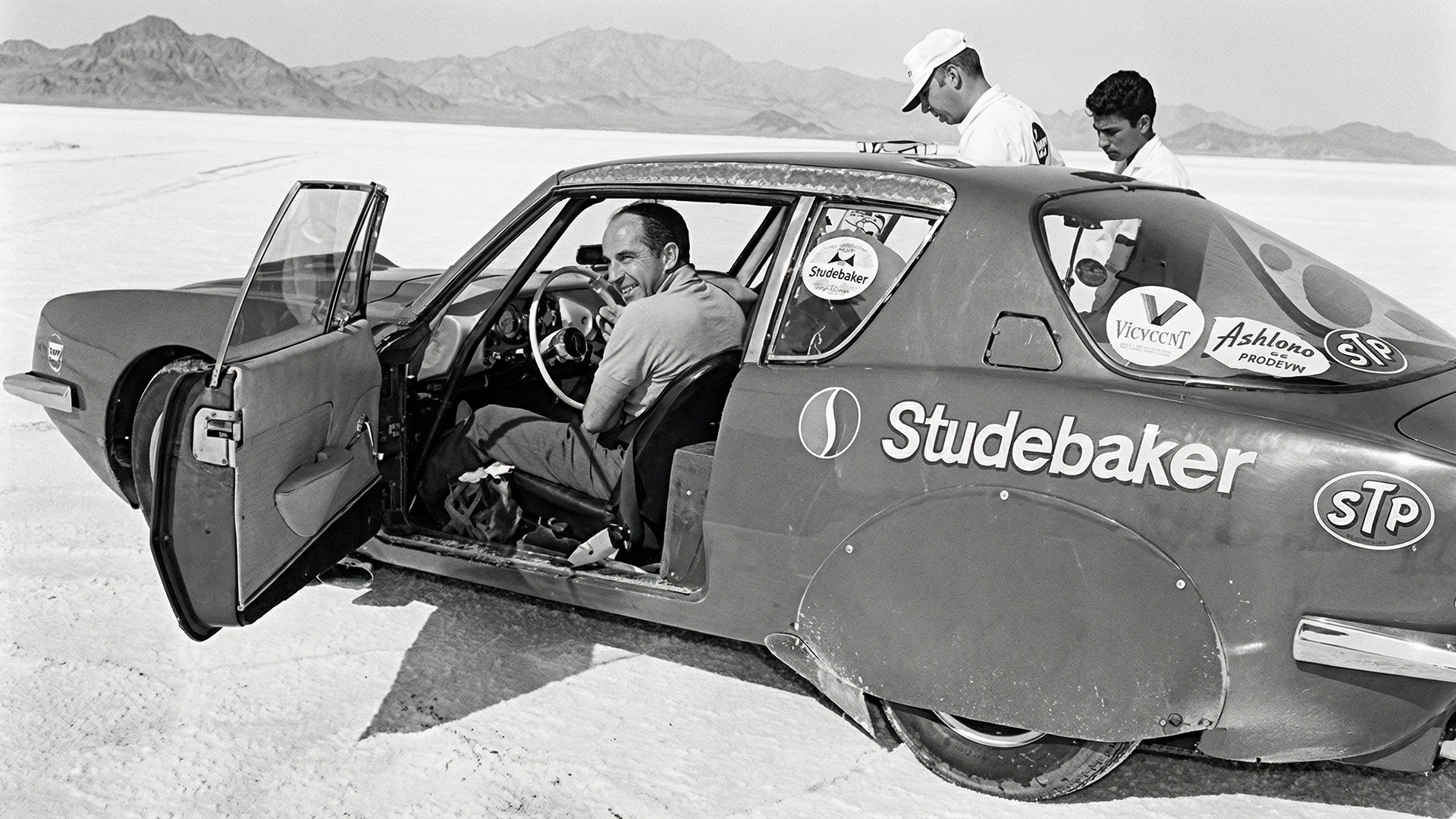 Granatelli STP Studebaker at the Bonneville Salt Flats