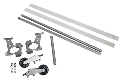 Granatelli Bolt-On Dual Wheelie Bar Kit – 44" Drag Racing Wheelie Bars - GMWB19