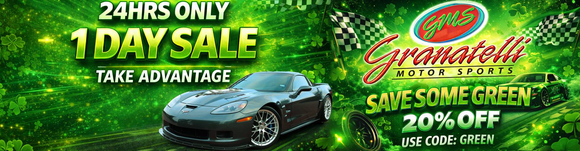 St. Patrick's One Day Sale