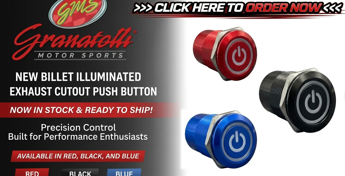 Granatelli Motor Sports New. One touch Button Exhaust cut out switch.