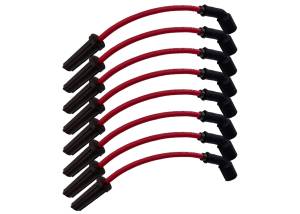 Granatelli Motor Sports - Granatelli 28-1712S-R 14" Performance Spark Plug Wires – 2001-2007 GM 8.1L Vortec V8 Trucks & SUVs (Red)