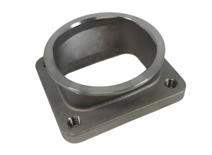 Granatelli Motorsports - Granatelli Motorsports Turbo Adapter, Cast. 2.5" V-Band to T4 Housing, Threaded 