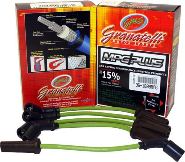 Granatelli Motorsports - Granatelli Motor Sports "0 ohm" High Performance Spark Plug Wires