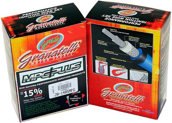 Granatelli Motorsports - Granatelli Motor Sports  "0 ohm" High Performance Spark Plug Wires 38-1545MPG