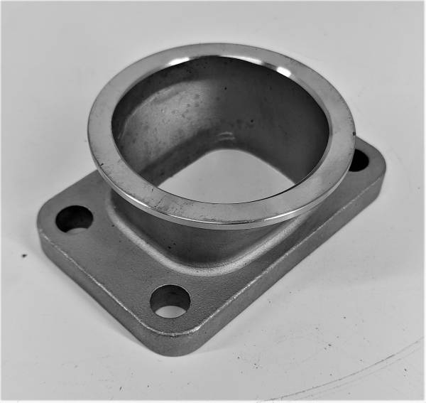 Granatelli Motorsports - Granatelli Motorsports Turbo Adapter, Cast. 2.5" V-Band to T3 Housing, NOT Threaded