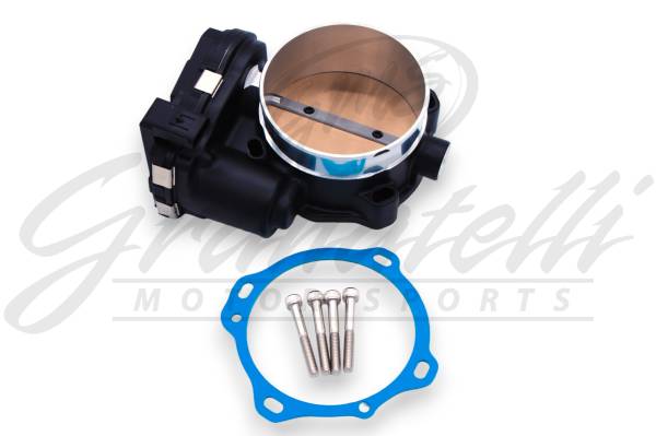 Granatelli Motor Sports - Granatelli Motor Sports Dodge Hemi Drive-By-Wire Billet Throttle Body - Cast Black GMTBHLCM