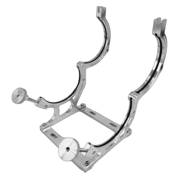 Granatelli Motor Sports - Granatelli Motor Sports Billet Aluminum Nitrous Bottle Bracket.  Fits Single 10/15 lb. & 12 lb. Composite Bottle