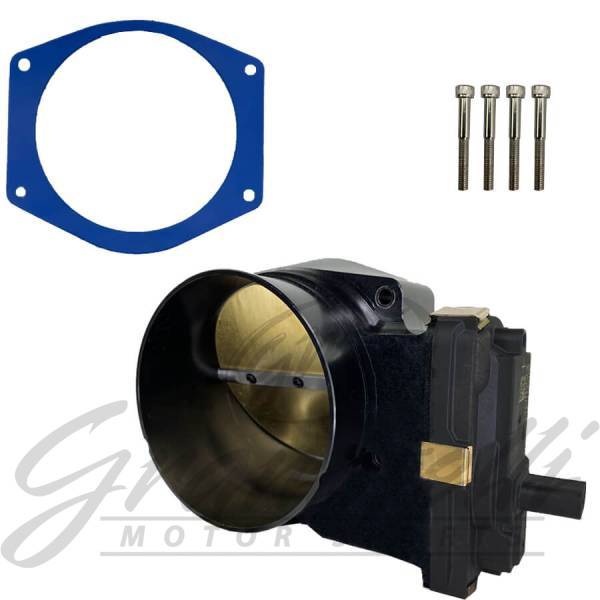 Granatelli Motor Sports - Granatelli Motor Sports LT1/LT4/LT5 Drive-By-Wire Billet Throttle Body Black GMTBLT4B