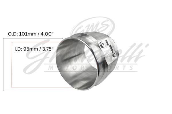 Granatelli Motor Sports - Granatelli Motor Sports Universal 95MM MAF Billet Housing Slot Style Meter 280099