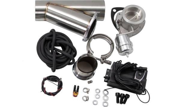 Granatelli Motor Sports - Granatelli Motor Sports Vacuum/Pressure Controlled Electronic Exhaust Cutout Systems Stainless Steel - Slip Fit 309525