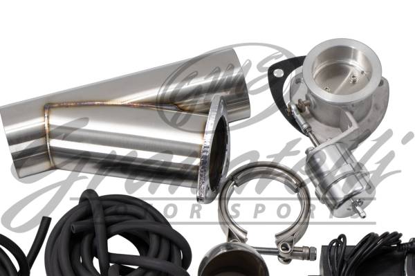 Granatelli Motor Sports - Granatelli Motor Sports Vacuum/ Pressure Controlled Electronic Exhaust Cutout Systems - Stainless Steel Weld In 309625