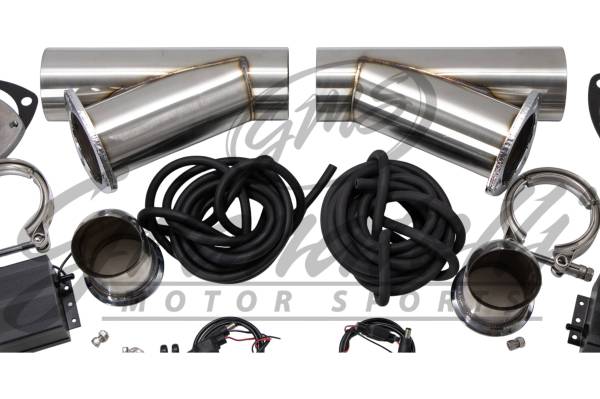 Granatelli Motor Sports - Granatelli Motor Sports Vacuum/ Pressure Controlled Electronic Exhaust Cutout Systems - Stainless Steel Weld In 309630K