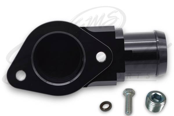 Black Billet Thermostat Housing with 180° Thermostat for Jeep