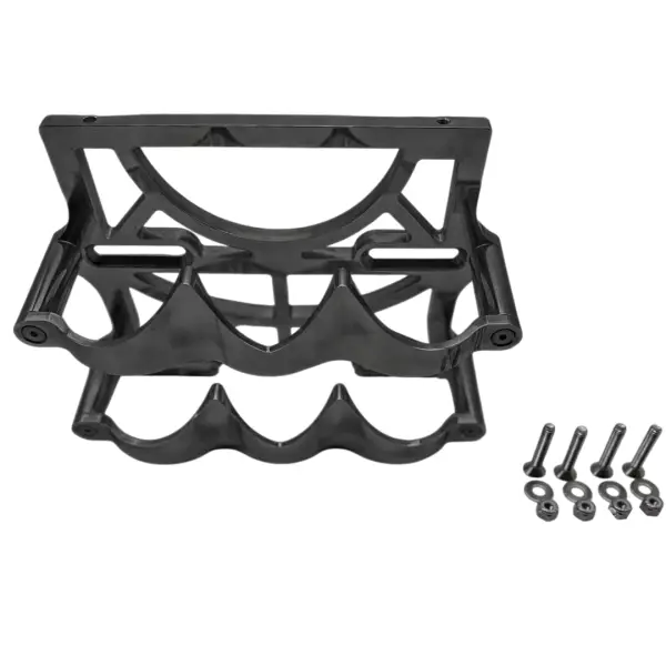 Granatelli Motor Sports - Granatelli Motor Sports 6 Volt OPTIMA Battery Tray - Billet Black