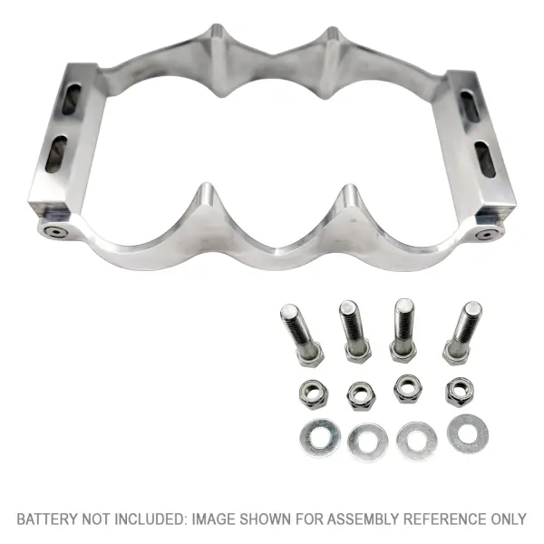 Granatelli Motor Sports - Granatelli Billet OPTIMA Battery Tray for 12V Series – Part #452212