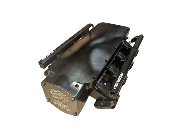 Granatelli Motor Sports - Granatelli Motor Sports ZILLA Black Billet LS Manifold – 105MM Inlets