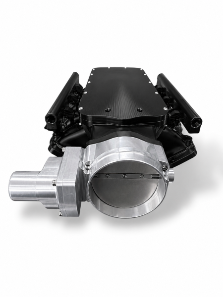 Granatelli Motor Sports - Granatelli Motor Sports Black Billet LT Style Intake Manifold – 105MM Inlet