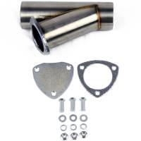 Cutouts, Turn Downs, V-Bands & Mufflers - Stainless Steel Manual Exhaust Cutouts