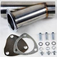 Cutouts, Turn Downs, V-Bands & Mufflers - Stainless Steel Manual Exhaust Cutouts - Weld In