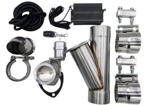Granatelli Motorsports - Granatelli Motor Sports Vacuum/Pressure Controlled Electronic Exhaust Cutout Systems Stainless Steel - Slip Fit  309530 - Image 1