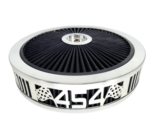 Blingz Beauty Bandz Black and Chrome Air Filter Assembly , 454