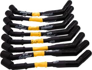 Granatelli Motor Sports - 8 inch Yellow  "0 ohm" High Performance Spark Plug Wires With  Ceramic boots - Image 2