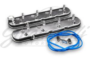 Granatelli Motor Sports LS Valve Cover Polished Finish, 4.8, 5.3, 5.7, 6.0, 6.2, 7.0L, Pair